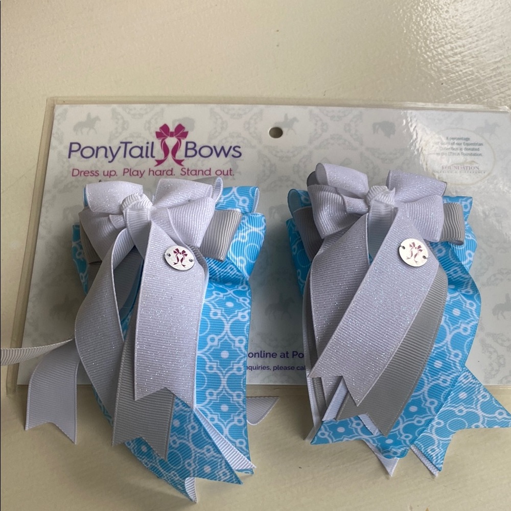 PonyTail Bows girl’s hair bows for horse show